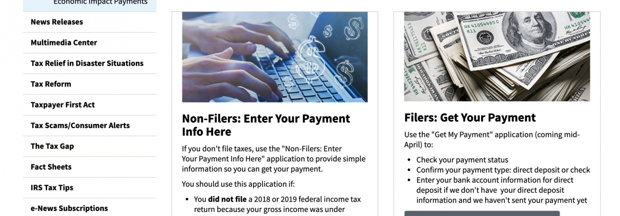 IRS Economic Impact Payments